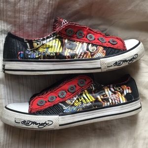 Ed hardy slip ons